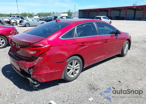 2015 Hyundai Sonata Se from USA, damaged, VIN 5NPE24AF6FH195883